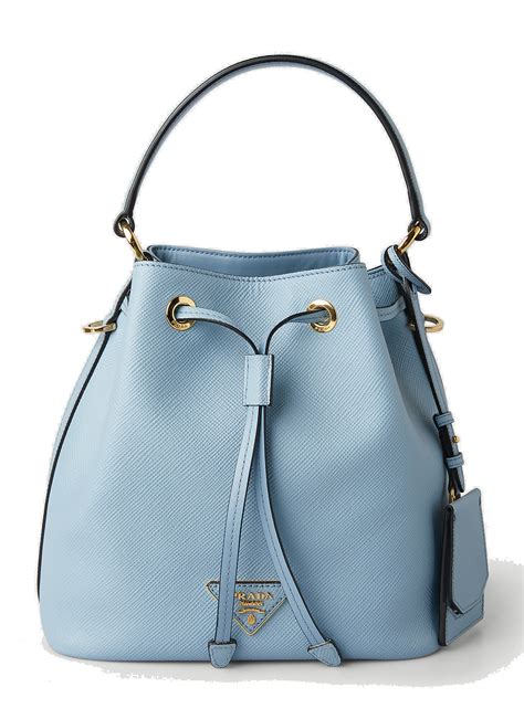 prada bag light blue|prada bucket bag saffiano.